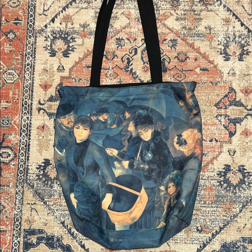 Vintage ‘The Umbrellas’ by Renoir Blue Tote Bag